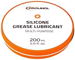 Prounol 100% Silicone Grease, General-Purpose Dielectric Paste, Waterproof HT Rubber Grease (200 ml)
