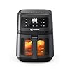 Air Fryer, 8 in 1 Symdral 5.3 Quart Compact Air Fryers with Visible Cooking Window, LCD Touch Screen Air Fryer Oven for Quick, Easy Meals, Overheat Protection, Dishwasher-Safe & Non-Stick Basket,Black Air Fryer, 8 in 1 Symdral 5.3 Quart Compact Air Fryers with Visible Cooking Window, LCD Touch Screen Air Fryer Oven for Quick, Easy Meals, Overheat Protection, Dishwasher-Safe & Non-Stick Basket,Black