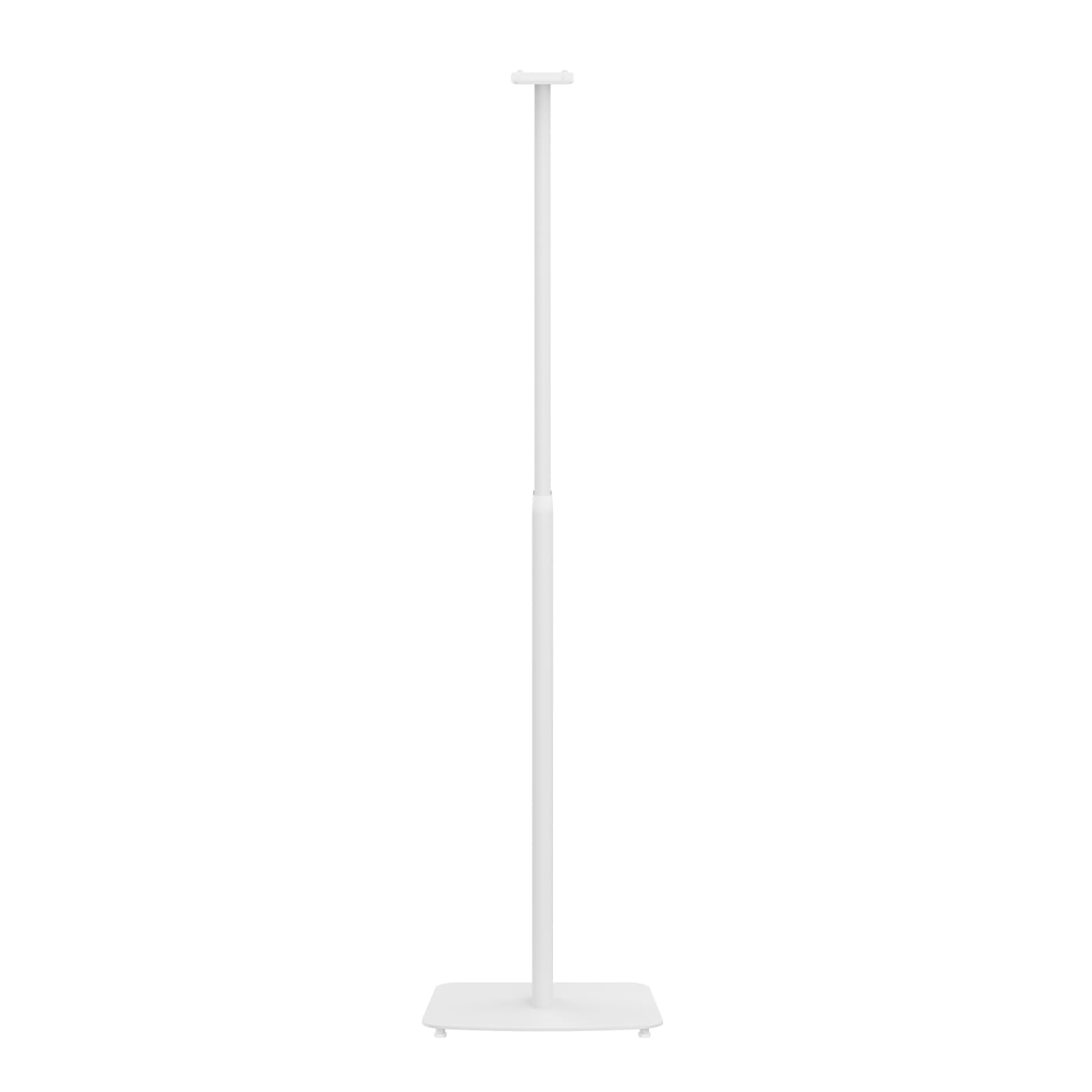 VDD Soporte de Suelo Adecuado para Sonos® - Soporte de Altavoz Era 300® - Gestión de Cables - Altura Ajustable - Blanco
