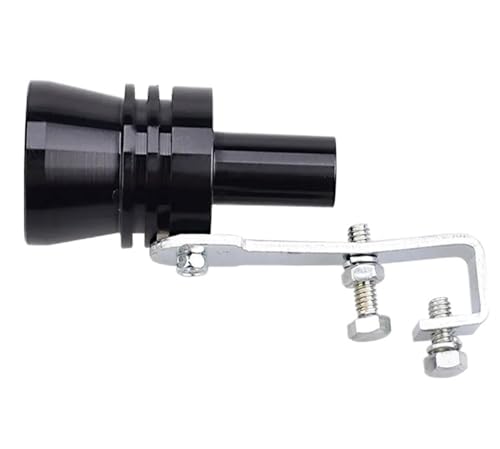 Sifflet turbo voiture XL argent pour embout de pot d'échappement silencieux