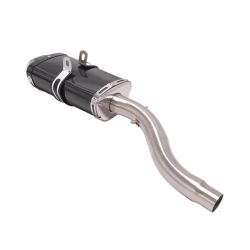 HETEVSCCK Auspuffschalldämpfer Für Triumph Für Daytona 675 R 675R 2006-2012 Motorradauspuffanlage Schalldämpfer Mittelverbindungsrohr