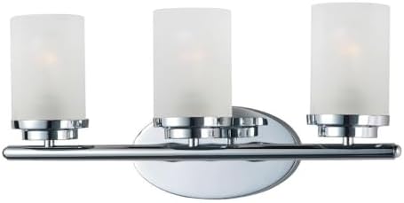 Maxim Corona-3 Light Contemporary Bath Vanity in Contemporary style-19.25 Inches Wide by 9 inches high-Polished Chrome Finish