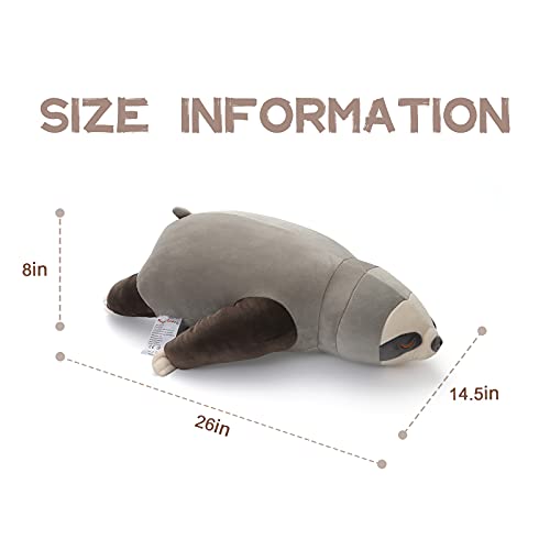 Niuniu Daddy 24.4” Giant Sloth Plushie - Cute Sloth Stuffed Animal Not Weighted, Soft Hugging For Sleeping Sloth Body Pillow - Squishy Sloth Plush Toy, Birthday Christmas Party Gifts For Kids Adults #TOP4