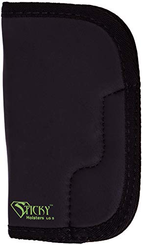 STICKY HOLSTERS LG-5 LARGE - Fits Large/Long Revolvers up to 4 Barrel, Ambidextrous Fit for Both Right and Left-Handed Users