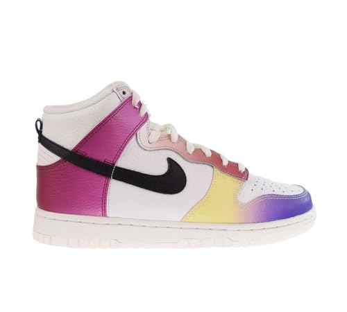 Nike W Dunk High DD1869-104 sneakers montantes femme tendances en cuir blanc