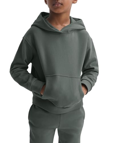 Image of Haloumoning Boys 2 Piece Outfits Sweatsuits Long Sleeve Pullover Hoodie and Sweatpants Tracksuit Set 5-14 Years