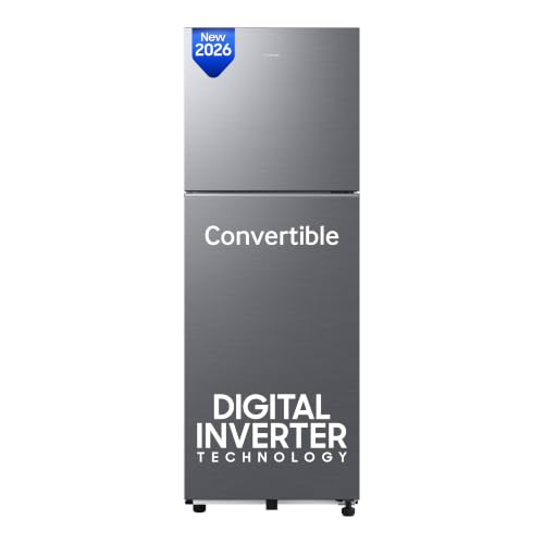 Samsung 236 L, 3 Star, Convertible, Digital Inverter Frost Free D...