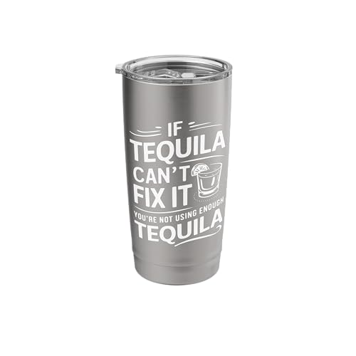 Funny Tequila Blanco Anejo Mezcal Gift Stainless Steel Insulated Tumbler