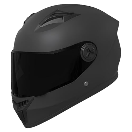 Casco Integrale Da Motocicletta | Con Doppia Visiera | Omologato ECE 22.06 | Unisex | Casco Da Motocross | Per Ciclismo Su Strada, Scooter, Ciclomotori G,54-62cm