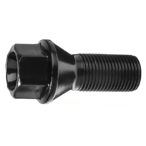 Tuerca de rueda M14x1.25 perno negro para coche F11 F18 LCI