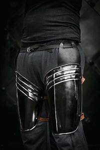 Medieval Guts Armor from Berserk, A Specifically Pair of Blackened Steel Leg Armor for LARP, Cosplay