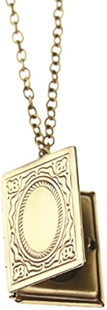 Book Locket Necklace Charms 