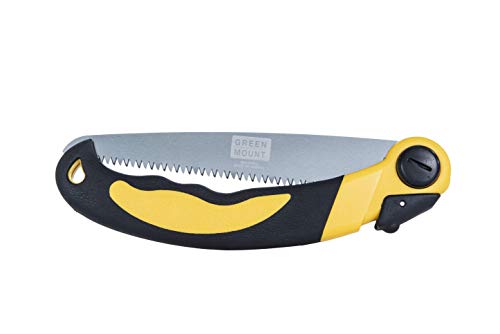 Green Mount Folding Hand Pruning Saws 9 Inch For Tree Branch Cutter, Camping Saw Cutting Wood #TOP1