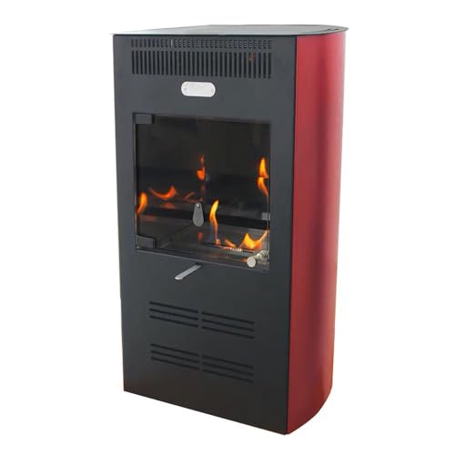 Stufa a Bioetanolo da Interno 3kW Ventilata Karlsen Elegance Bordeaux