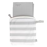 Ubbi On-the-Go Changing Mat with Carrying Case, Soft and Comfortable Nappy Bag Accessory Must Have for Newborns, Easy to Clean, Portable Changing Pad, Grey