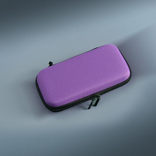 Image of Wolfteeth Smell Proof Hard EVA Travel Case for Battery Pen Pods Charger, Portable Storage Pouch with Odor Resistance, Durable Protective Holder (Purple, Empty Case Only)