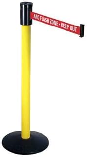 Barrier Post with Belt, 40 in. H, Sloped