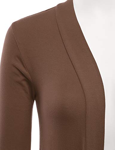 Image of LALABEE Women's Draped Open-Front Long Sleeve Light Weight Cardigan (S~3XL)
