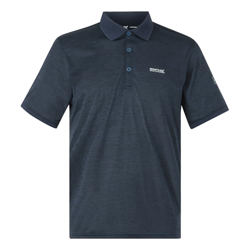 Regatta Herren Shirt Kurzarmshirt Funktionsshirt Poloshirt Remex II Farbe:Navy Artikel:-540 Navy Größe:XL