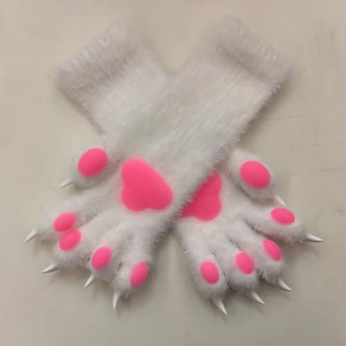 Amazon.co.jp: [SCLMRO] ケモノ 着ぐるみ 手袋 、肉球 蛍光、動物