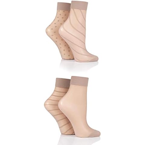 Pringle Ladies Sheer Patterned Pop Socks Pack Cover