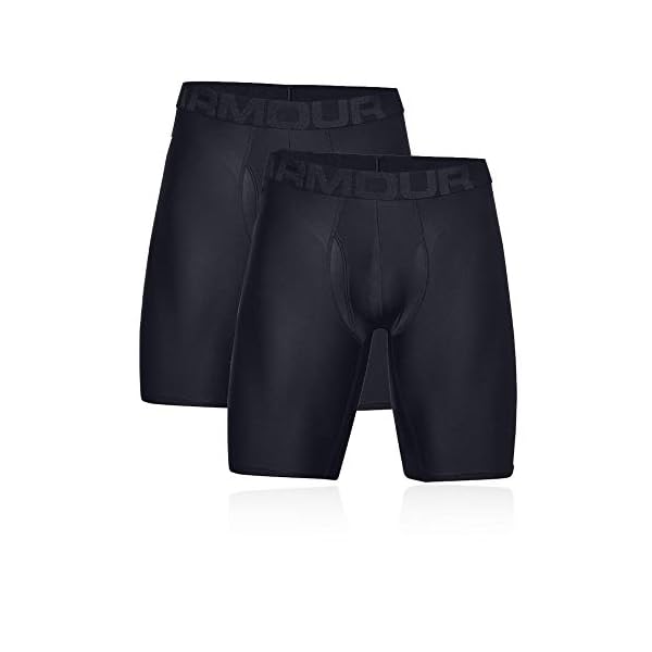 Under Armour Herren Tech 9in 2 Pack schnelltrocknende Boxershorts, komfortable Unterwäsche mit enganliegendem Schnitt im…