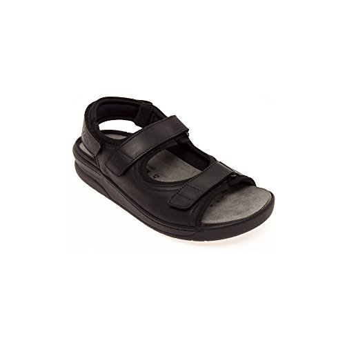 Mobils by Mephisto Valden Hombre Sandalias con el pie en Retirada del Corcho OLDBRUSH 11900 Black tamaño : 46 EU