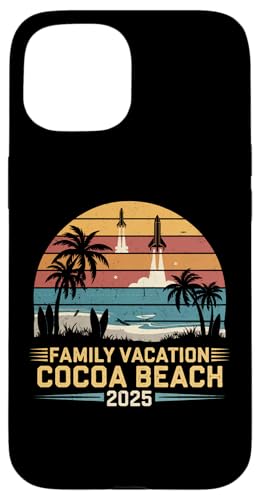 iPhone 15 Family Vacation Cocoa Beach 2025 Surfing Adventure Florida Case
