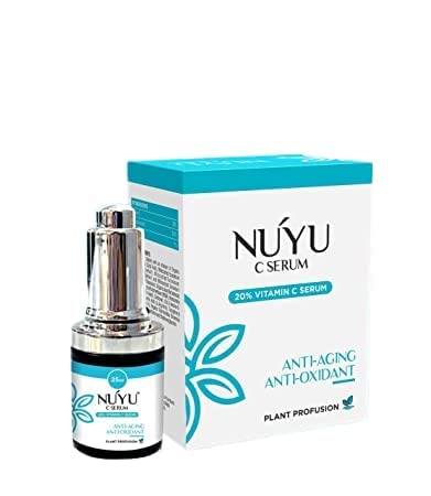 COSMO CLOUDS Nuyu 20% Vitamin C serum Face Serum, Increases Skin's Glow Instantly and Reduces Spots Overtime, Bright Complete Vitamin C Booster (25 ml)