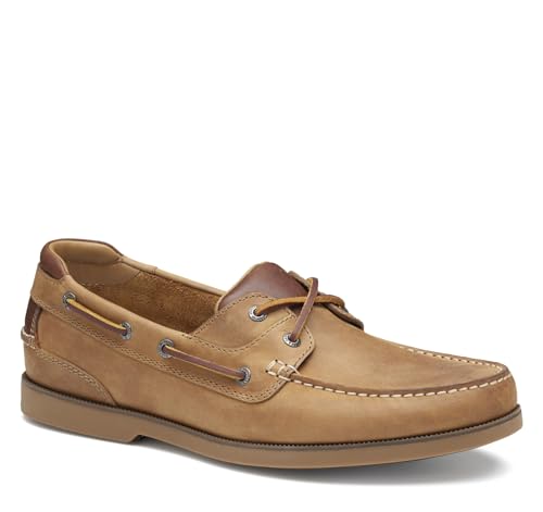 Johnston & Murphy Men’s Ventura Boat and Deck Shoes, Men’s Slip On Shoes, Moccasins for Men