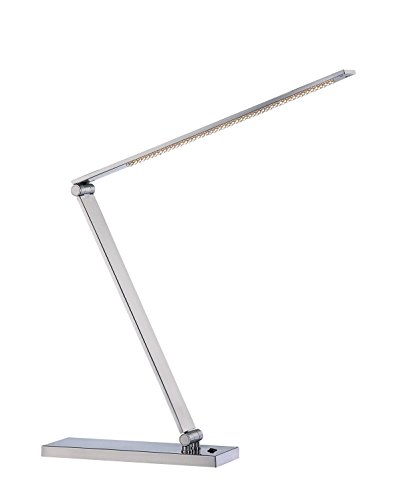 Review Lite Source LS-21478PS Sloane II LED Desk Lamp, 7" x 6" x 25", Polished Steel Finish/Polished Steel Metal Shade Review Lite Source LS-21478PS Sloane II LED Desk Lamp, 7" x 6" x 25", Polished Steel Finish/Polished Steel Metal Shade
