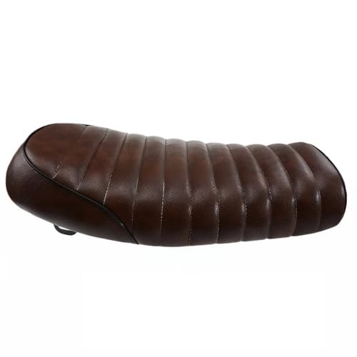 Cojín trasero caterpillar de moto con acolchado cómodo y diseño ergonómico vintage