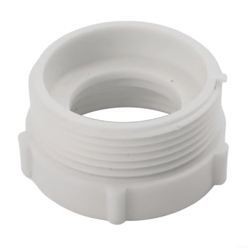 Solaughguy Extensión de residuos de trampa, adaptador de 10.2 cm a -/5.1 cm para baño, ducha y fregadero de cocina, hecho de material de polipropileno blanco de larga duración para accesorios de