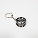 Ispeedytech Turbo auto keychain Piston Connecting Rod Alloy short quick shifter Key Chain Ring Charming auto Rainbow Metal Pendant Keyring Keyfob neon (4)