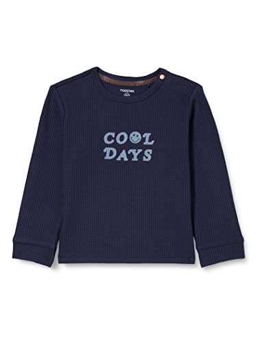 Noppies Baby Baby-Jungen Boys Tee Jerslev Long Sleeve T-Shirt, Black Iris-P554, 68 Cover