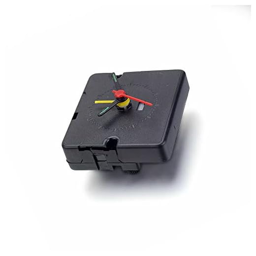 SaiDian 1Pcs Quartz Alarm Clock Movement Replacement Clock Mechanism Repair Parts DIY 588-08 with Hour/Minute/Second Hands