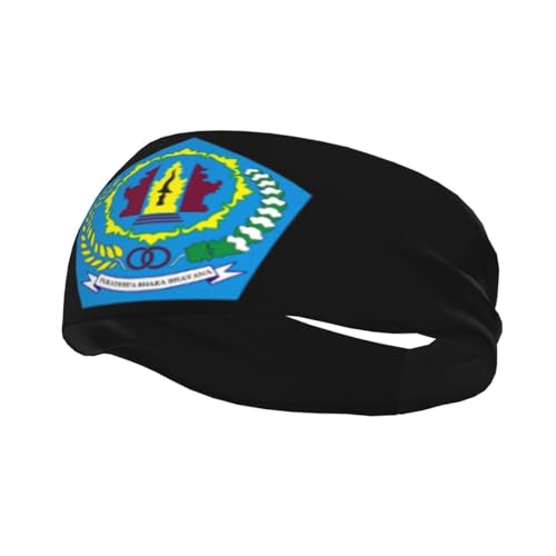 Coat of Arms of Denpasar Headbands Women Wicking Sports