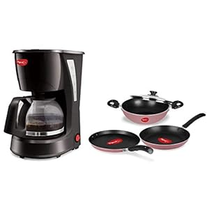 Pigeon Aluminium Cookware Set, Coffee Maker ()
