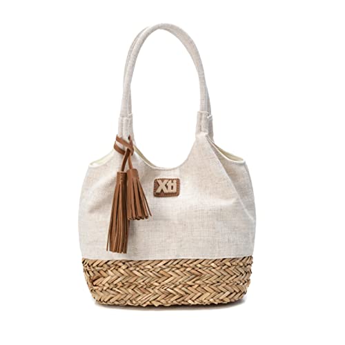 XTI 86662, Bolso de Hombro para Mujer, Blanco