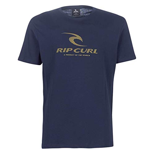 Rip Curl Pico Icon Camisetas y Camiseta Polo Hombre Azul - XL - Manga Corta Camisetas