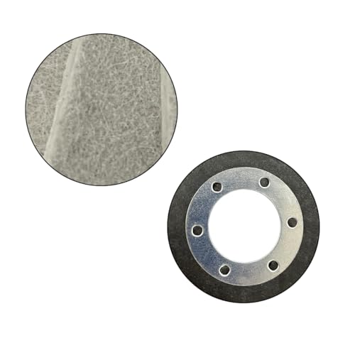 Image of Wool Felt Flap Polishing Disc,Thicken Polishing Wheel Pad, Grinder Buffing Felt Flap Discs Polishing Wheel for Car Waxing, Metal Polishing, Woodworking, Jewelry & Glass Finishing(Corrugated)