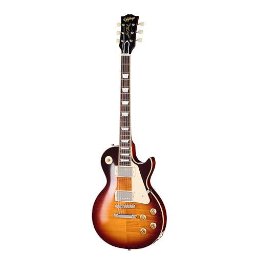 Epiphone Guitarra eléctrica Les Paul Standard Reissue Washed Bourbon Burst de 1959