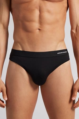 Man's Logo Detailed Microfiber Thong2