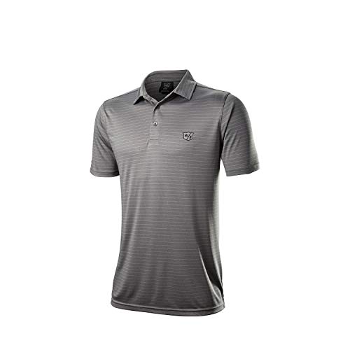 Polo de golf Wilson Staff Homme Stripe Polo technique en polyester