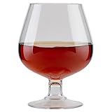 G.E.T. BRA-2-PC-CL-EC 16 oz. Plastic Brandy Glasses, Break Resistant Dishwasher Safe Polycarbonate (Pack of 4), Medium