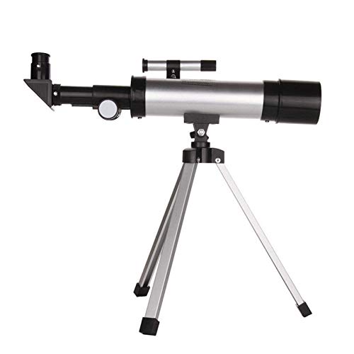 Telescopio astronómico refractor portátil 360/50mm con tripié miniatura 6