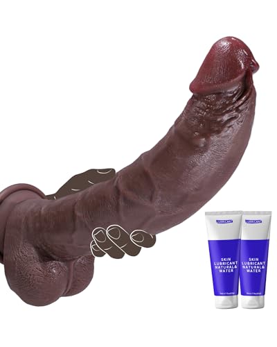 PRONFANS Dildo 31 * 6.5cm Durchmesser Dicker Dildo Sex Spielzeug für die Frau Männer Paar XXL Realistischer Klassische Dildos Mit Starkem Saugnapf Analdildo Plug Perfekt Adern Hoden Handfrei Sex Toy