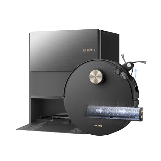 DREAME Aqua10 Roller Robot aspirapolvere con lavaggio AquaRoll, protezione del rullo per la cura di tappeti e moquette, superamento degli ostacoli di 6 cm, auto-svuotamento, aspirazione da 30.000 Pa