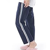 NISHIKI[ニシキ] ジャージパンツ レディース 選べる丈 (65cm丈/70cm丈) 保育士 介護士 ポリエステル100％ 速乾 シワになりにくい room (ﾈｲﾋﾞｰ/65cm/3L/ns502)