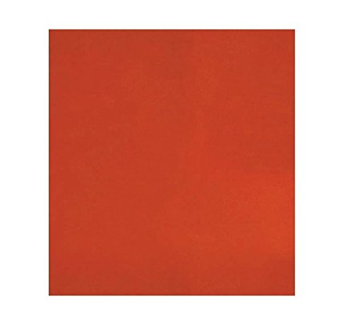Radnor 64052105 6' X 8' 14 MIL Orange Transparent Vinyl Replacement Welding Screen